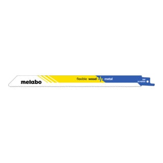 2 lames de scie alternative Metabo 225x 0,9 mm BiM 1,8-2,6 mm/ 10-14 TPI