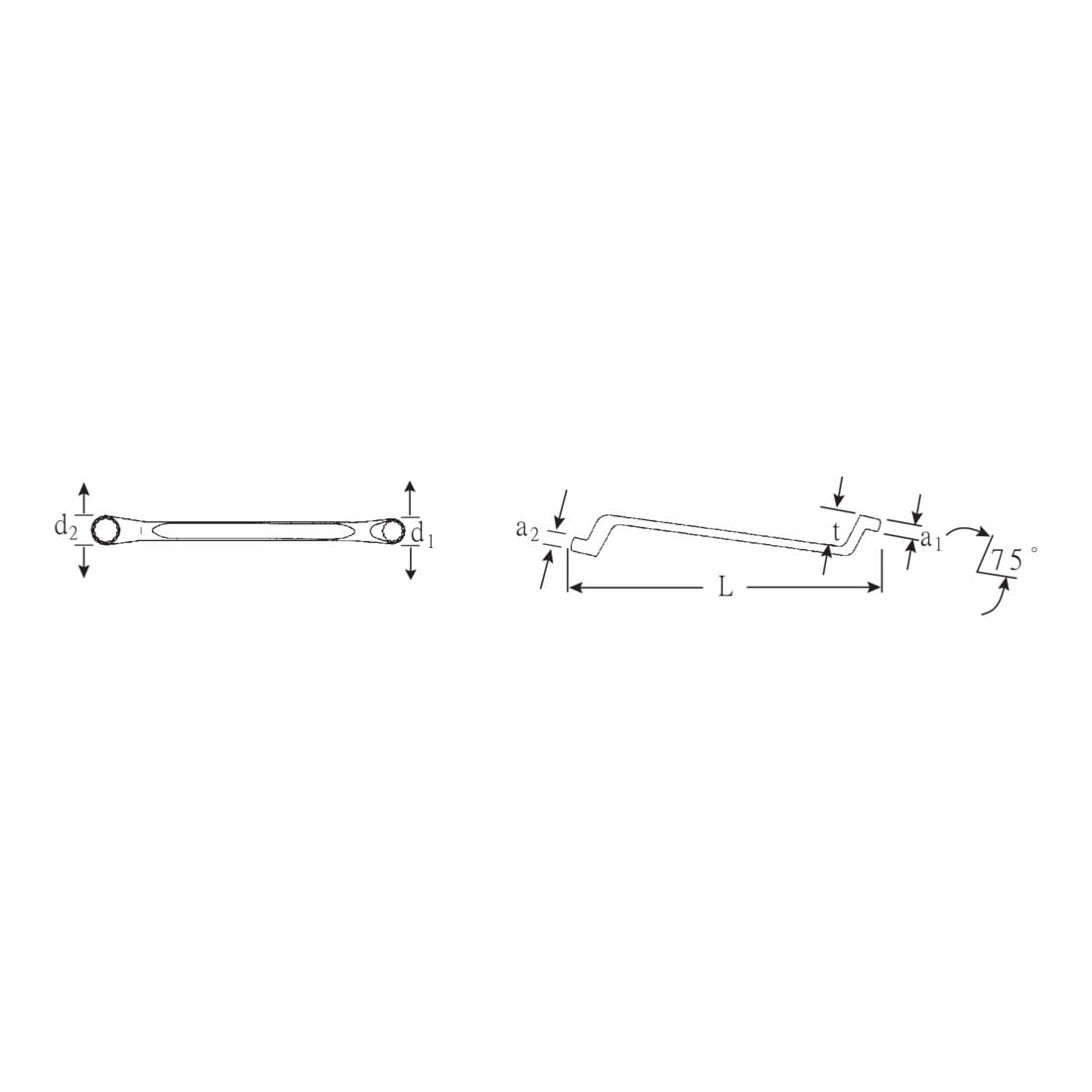 Stahlwille 20a Clé polygonale double effet