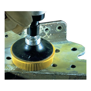Bürstenscheibe RD-ZB Roloc Bristle Disc D.50,8mm K.80 Scotch Brite gelb