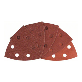 Bosch Schleifblatt-Set für Multi-Cutter, 10-teilig, 93 mm, 60, 80, 100, 120, 180