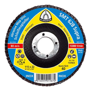Lamellenschleifscheibe SMT 628 D.125 K.80 f.Stahl/Edelstahl