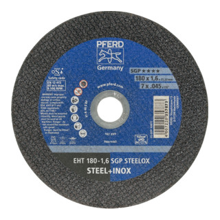 Pferd-Rüggeberg Trennscheibe A46SSGP V2A 178x1,6mm ger.