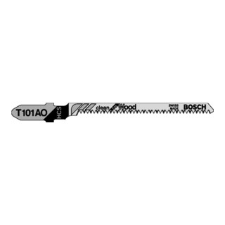 Bosch Stichsägeblatt T 101 AO, Clean for Wood