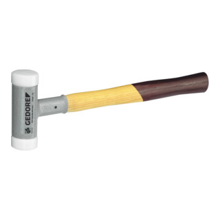 Rückschlagfreier Schonhammer Durchmesser 35 mm, Hickorystiel Rückschlagfreier Schonhammer Durchmesser 35 mm, Hickorystiel