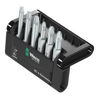 Wera Bit-Sortiment, Mini-Check Phillips, Pozidriv, TORX®, 50 mm