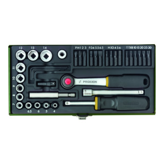 Proxxon Schraubersatz 1/4" (39-teilig)