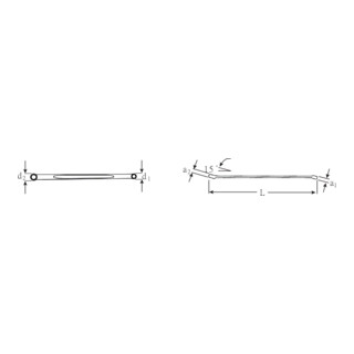 Stahlwille 220a Clé polygonale double effet