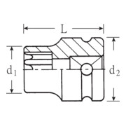 Prises Stahlwille IMPACT 2308TX-3