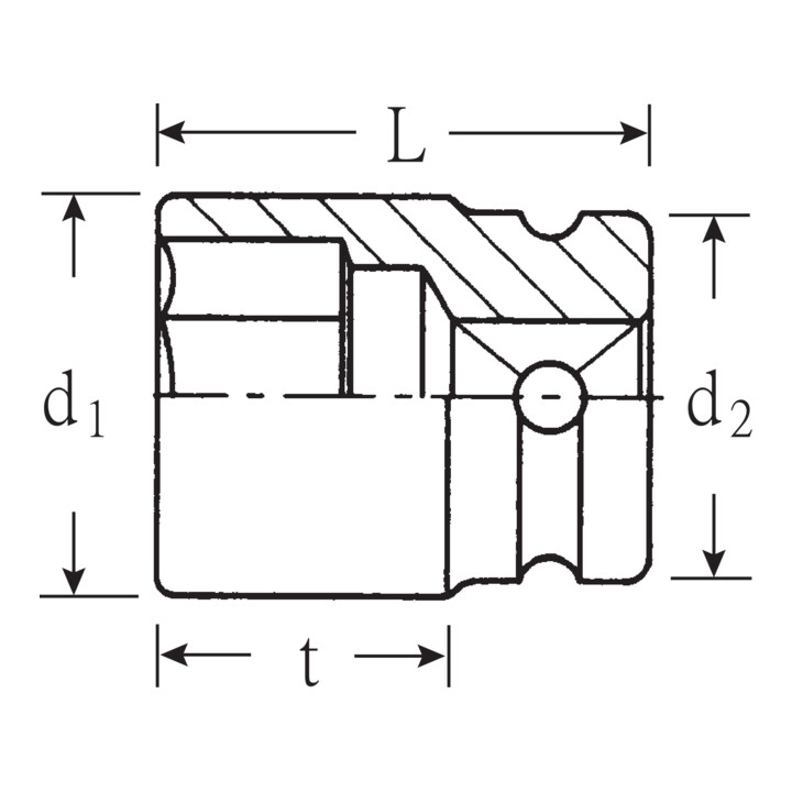 2309 Douilles IMPACT 19 mm