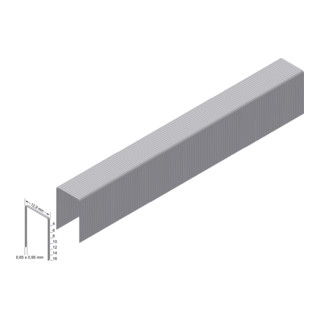 Prebena Heftklammern A06CNK verzinkt Länge 6 mm