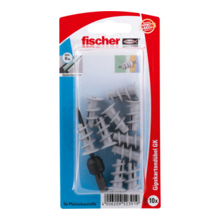 fischer Gipskartondübel GK K SB-Karte