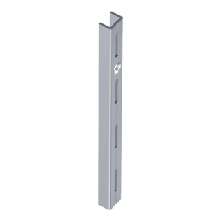 Wandschiene 10000 Länge 1500mm Alu-silber einreihige Lochung Paar Element-System