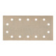 25 feuilles abrasives auto-agrippantes 115 x 230 mm, P 180, série « professional », pour peinture, vernis, mastic, pour ponceuse vibrante metabo