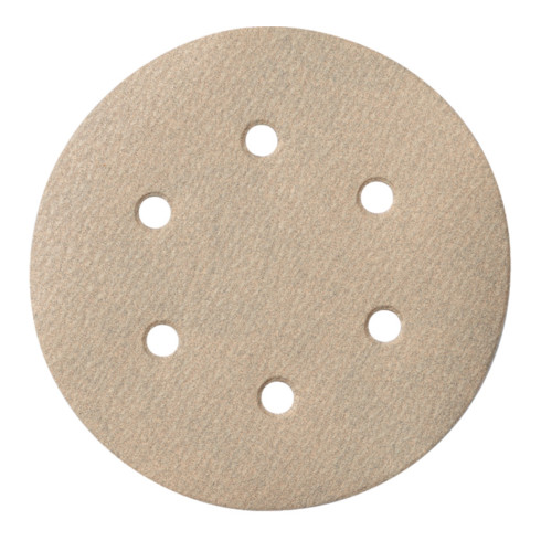 25 feuilles abrasives auto-agrippantes 150 mm, P 40, série « professional », pour peinture, vernis, mastic, pour ponceuse excentrique, corindon, avec revêtement de stéarate (624028000)