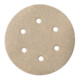 25 feuilles abrasives auto-agrippantes 150 mm, P 320, série « professional », pour peinture, vernis, mastic, pour ponceuse excentrique, corindon, avec revêtement de stéarate metabo
