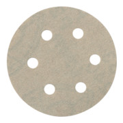 25 feuilles abrasives auto-agrippantes, 80 mm, P 120, série « professional », pour peinture, vernis, mastic, pour ponceuse excentrique, corindon, avec revêtement de stéarate (624085000)