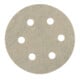 25 feuilles abrasives auto-agrippantes, 80 mm, P 180, série « professional », pour peinture, vernis, mastic, pour ponceuse excentrique, corindon, avec revêtement de stéarate metabo