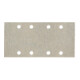 25 feuilles abrasives auto-agrippantes 93 x 185 mm, P 240, série « professional », pour peinture, vernis, mastic, pour ponceuse vibrante metabo