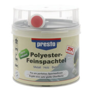 2K-Feinspachtel prestolith® weiß,Härter rot 1000g Dose PRESTO