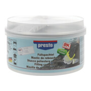 2K-Füllspachtel prestolith® plastic ocker,Härter rot 2000g Dose PRESTO-1