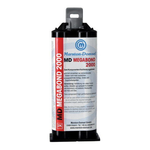 2K-Hochleistungskleber MD-Megabond 2000 50g milchig Doppelkart.MARSTON