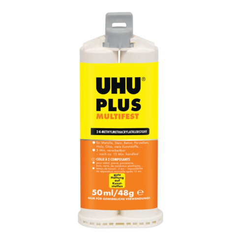 2Komponentenkleber 46g Kartusche UHU plus multifest