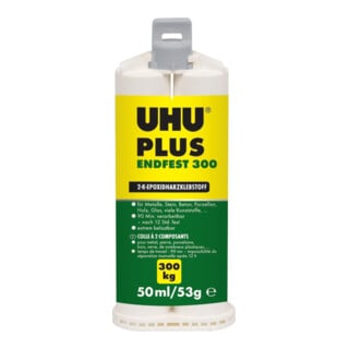 2Komponentenkleber 53g Kartusche UHU plus endfest 300 UHU