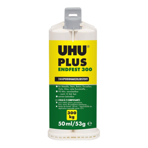 2Komponentenkleber 53g Kartusche UHU plus endfest 300 UHU