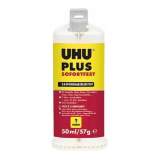 2Komponentenkleber 57g Kartusche UHU plus sofortfest UHU