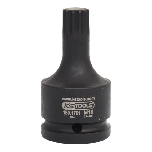 3/4" Douilles à chocs XZN®, courtes