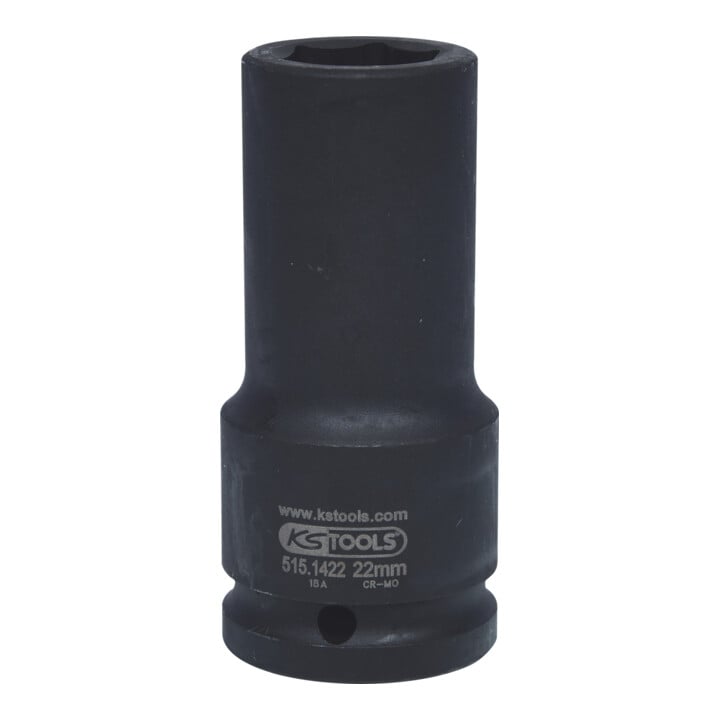 3/4" Douilles longues à chocs, 22mm
