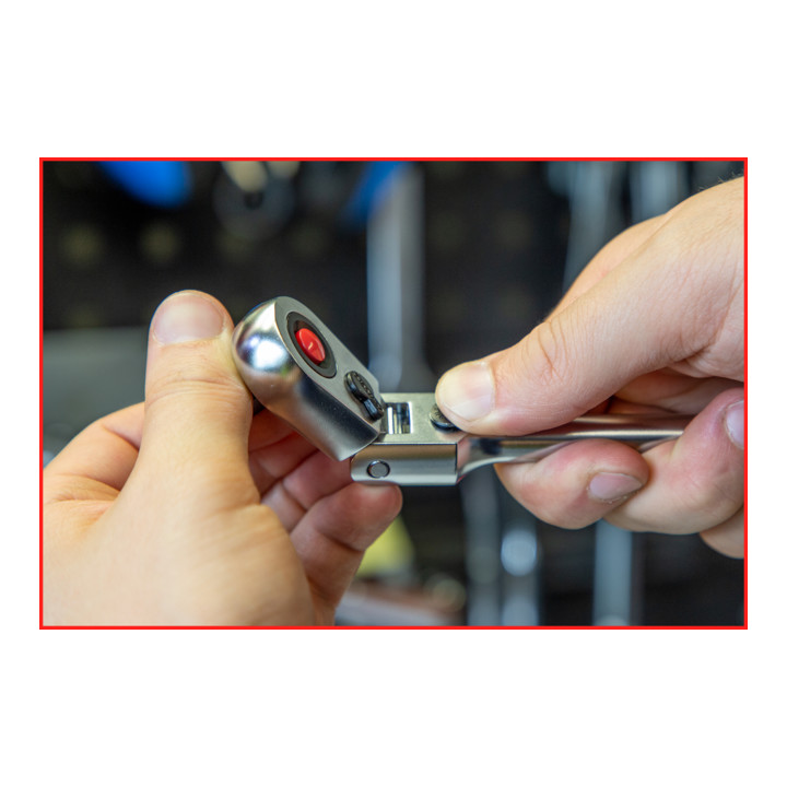 3/8" Cliquet télescopique, 72 dents