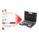 3/8" Coffret de douilles, 26 pcs.