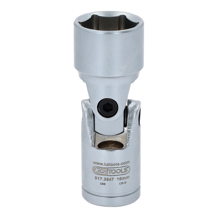 3/8" Douilles articulées, 16mm