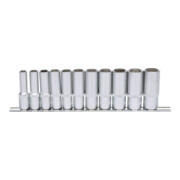 3/8" Jeu de douilles 6 pans, longues, 11 pcs. 8-19 mm-1