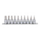 3/8" Jeu de douilles tournevis TX CHROMEplus, 10 pcs. T10-T55-1