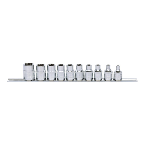 3/8" Jeu de douilles TX E CHROMEplus, 10 pcs.