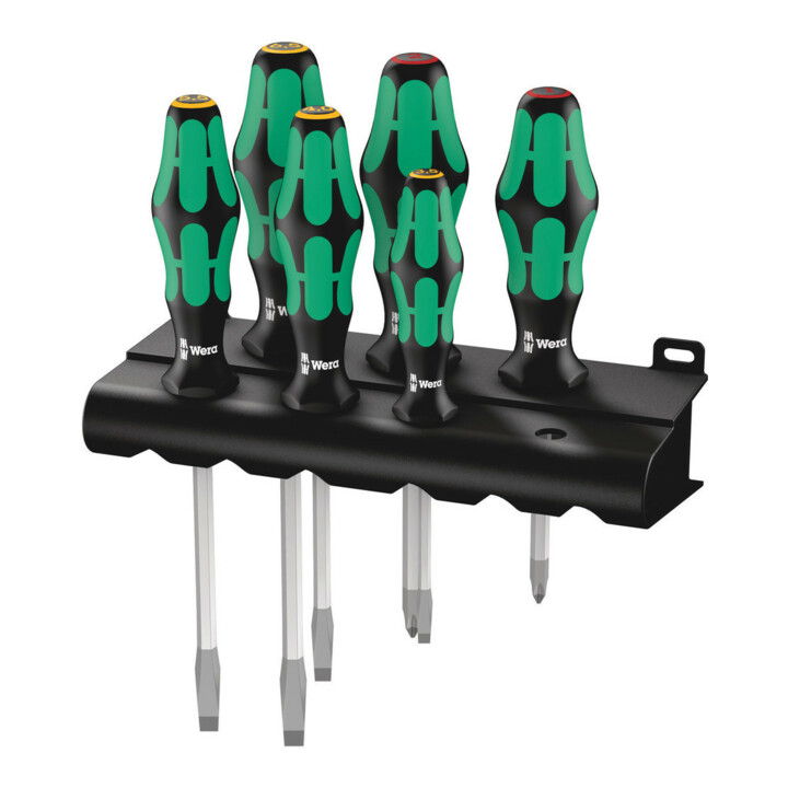 334 SK/6 Rack Jeu de tournevis Kraftform Plus Lasertip + Rack, 6 pièces