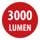 360° LED accu bouwspots BF 3000 MA 3000lm, IP54-4