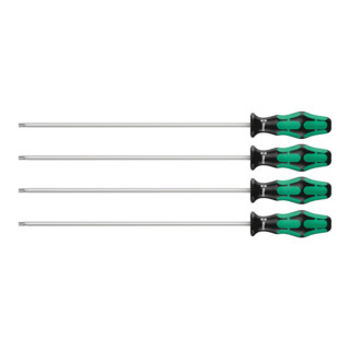 367/4 Jeu de tournevis Kraftform Plus TX HF avec fonction de retenue, à lames extra-longues 300 mm, 4 pièces