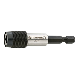 3825/1 Porte-embouts rapide Innensechskant D 6,3 mm; 1/4 "; Außensechskant E 6,3 mm
