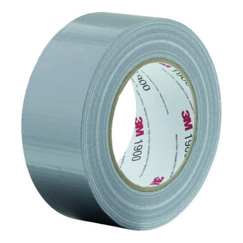 3M 1900 Ruban textile 50 mm x 50 m argent
