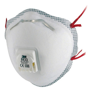 3M Atemschutzmaske 8833SV FFP-3 RD