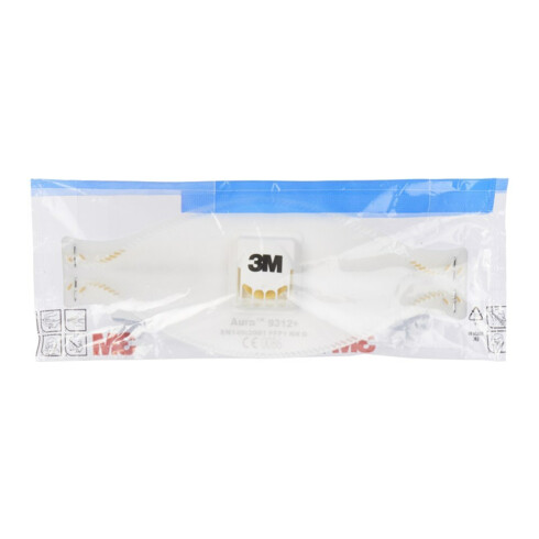3M AURA Masque antipoussière fin 9312+, FFP1
