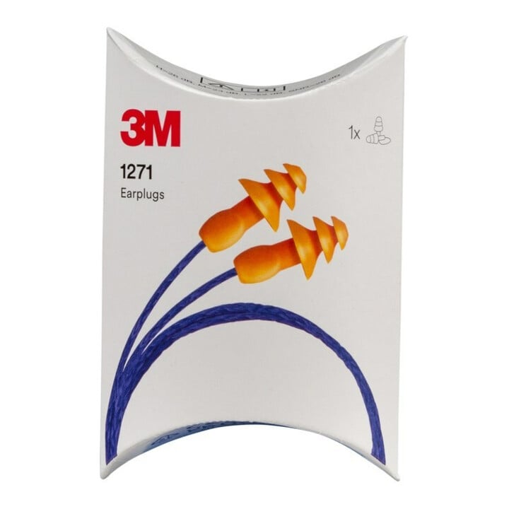 3M Bouchons d'oreille 1261, réutilisables avec cordon