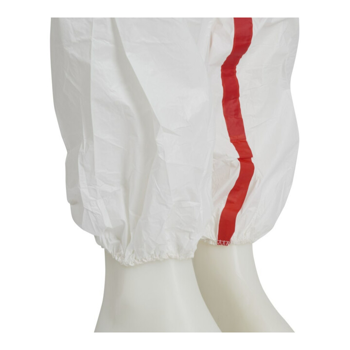 3M Combinaison de protection 4565 blanc/rouge, Type 4/5/6 Taille S