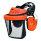 3M Combinazione di protezione del viso e dell’udito G5V5CH51, arancione-1