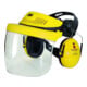 3M Combinazione di protezione del viso e dell’udito G5V5CH51, Giallo-1