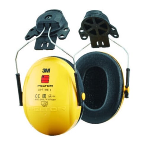 3M Cuffie antirumore Peltor Optime, attacco per elmetto, 1