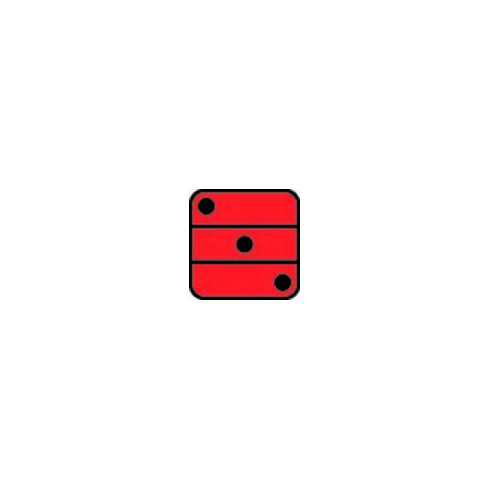 3M Cuffie auricolari X3A, nero/rosso
